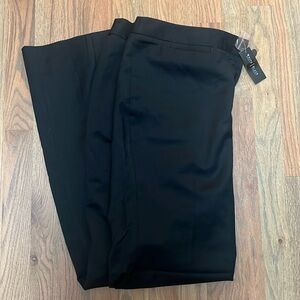 White House black market black trousers flare leg size 12